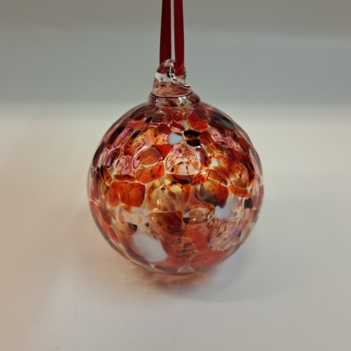 DB-850 Ornament Red & White $35 at Hunter Wolff Gallery